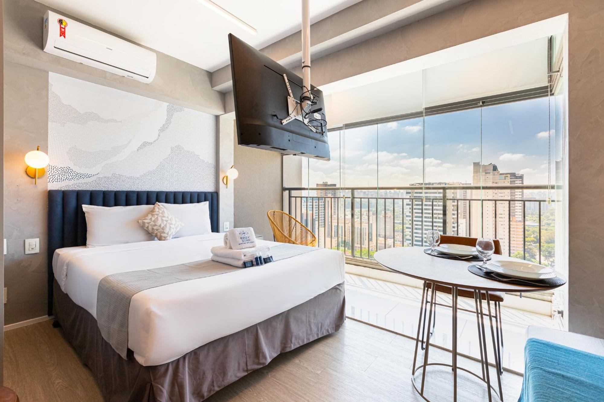 Easy Star - Lindo Ao Lado Do Metro Em Moema - Sq01h Apartamento *