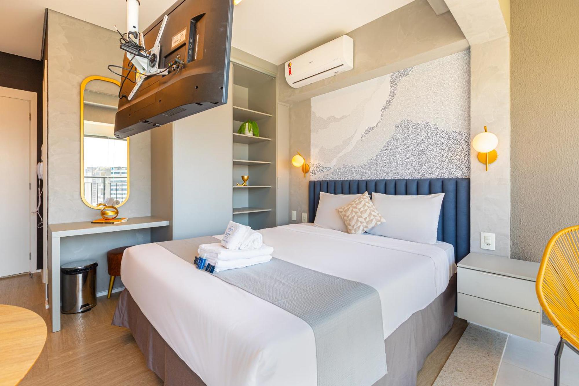 Apartamento Easy Star - Lindo Ao Lado Do Metro Em Moema - Sq01h
