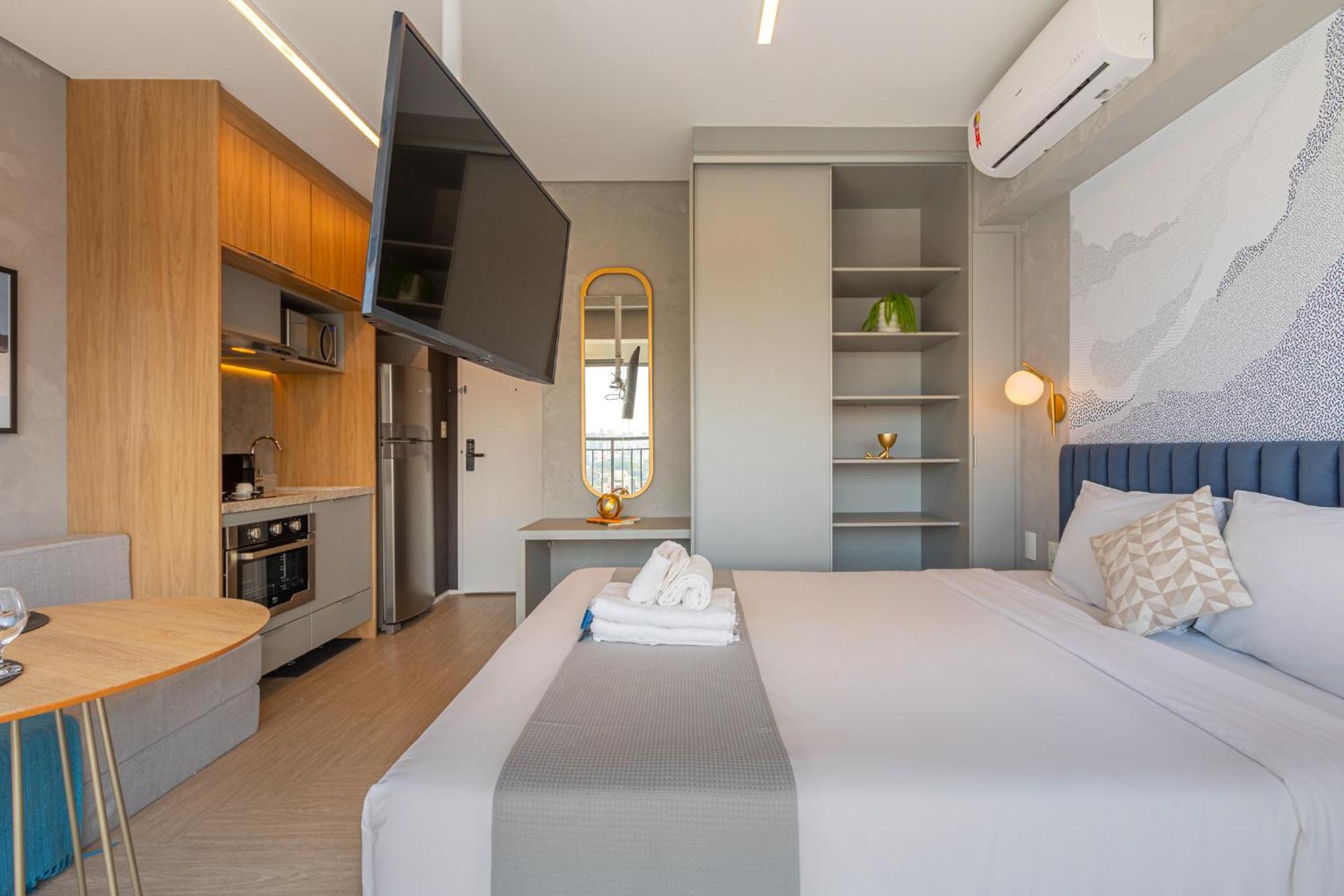 Easy Star - Lindo Ao Lado Do Metro Em Moema - Sq01h Apartamento
